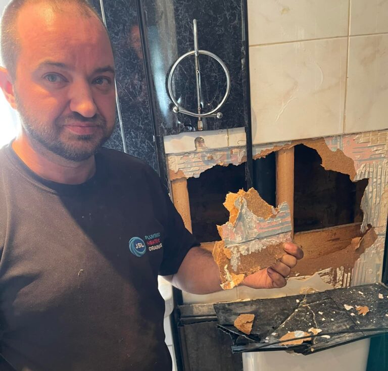 cardboard bathroom shocking